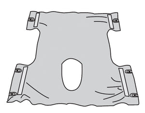 Bariatric Lifter Sling--Canvas With Commode Opening - QG Med