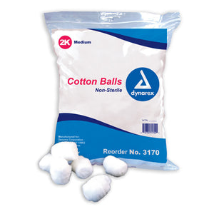 Cotton Balls  Non Sterile Medium Pk/2000 - QG Med