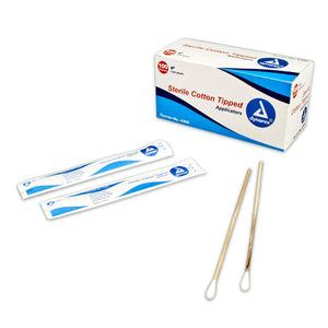 Cotton Tipped Applicators-6  Sterile Bx/100 - QG Med