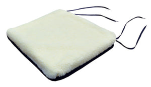 Rollator Cushion w/Sherpa Top Navy  13  x 14  x 2 - QG Med