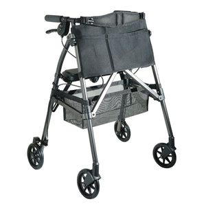 EZ Fold-N-Go Rollator - Black Walnut    (each) - QG Med