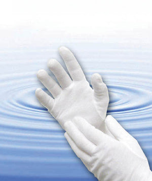 Bulk Cotton Gloves - White X-Large Bx/12 pr - QG Med