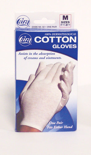 Cotton Gloves - White X-Large (Pair)  Fits 9-1/2  - 10-1/2 - QG Med