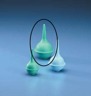 Hand Bulb Ear Syringes- 3 oz. Each  Green - QG Med