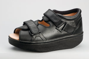 WCS Wound Care Shoe System Medium Black - QG Med