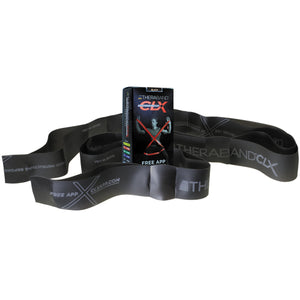 Theraband Consecutive Loops Black 5' Individual  9-Loops - QG Med