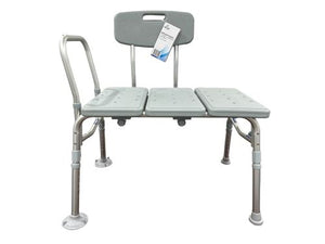 Bathroom Perfect Transfer Bench w/Back  Blue Jay  Case/2 - QG Med