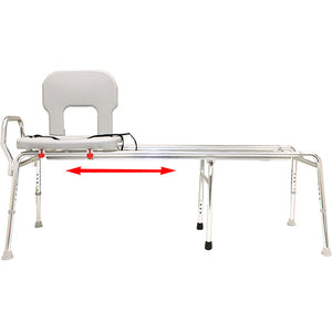 Toilet-to-Tub Sliding Transfer Bench  XX Long - QG Med