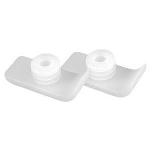 Walker Glide Ski (Pair ) White - QG Med