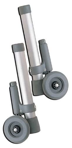 Glide Brake With 3  Braking Wheels (pair) - QG Med