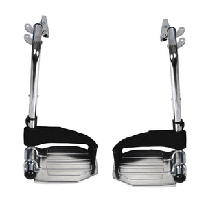Swing-Away Footrests Only for Wheelchair - Aluminum (pr) - QG Med
