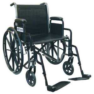 Wheelchair Econ Rem Desk Arms 16  w/ELR  Dual Axle K1/K2 - QG Med