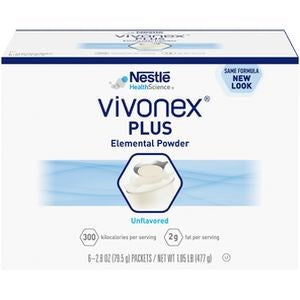 Vivonex Plus, Unflavored 36 X 2.8 Oz Packets