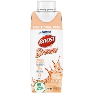 \ Boost Breeze Peach 8 oz 24/CS