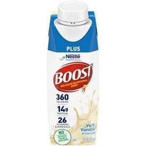 \ Boost Plus Very Vanilla 8 oz 24/CS