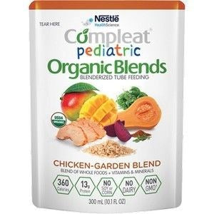 Compleat Pediatric Organic Blends Chicken Garden Blend 10.0 oz 24/CS