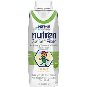 Nutren Junior w/Fiber Vanilla 8 Oz CS/24