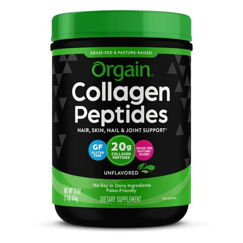 Grass-Fed Pasture Raised Collagen Peptides Unflavored 16 OZ