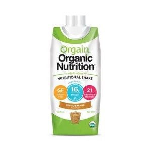 Orgain Nutritional Shake 11 oz 12/CS Iced Cafe Mocha 3 - 4 Packs