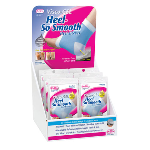 Heel-So-Smooth Display Counter Top for 6 Pair Sleeves