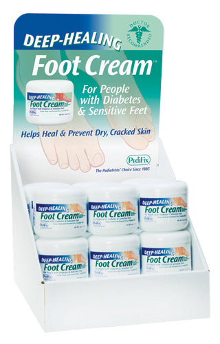 Deep-Healing Foot Cream Display for Soft and Smooth Feet