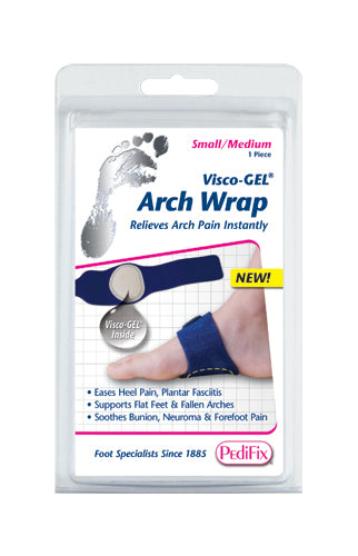 Visco-GEL Arch Support Wrap Small/Medium for Foot Comfort