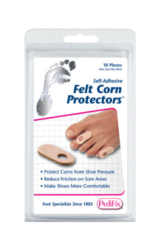 Felt Corn Protectors Pk/10 for Foot Pain Relief