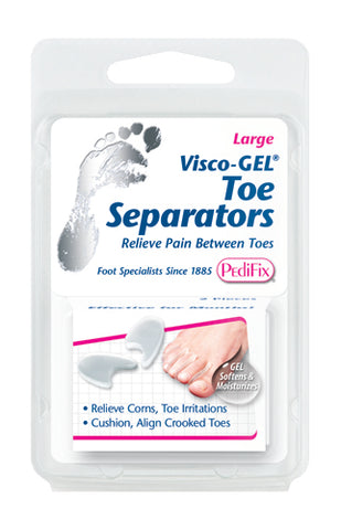 Visco-Gel Toe Separators Extra Large Pk/2 for Comfort