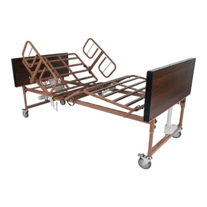 Proactive Protekt Lightweight Full Electric Bariatric Bed, w/ Half Rails, 42" PMBAB42 - QG Med