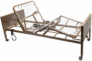 Proactive Altara Semi-Electric Bed, Spring Deck w/ Half Rails PMSEBHR - QG Med