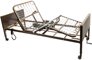 Proactive Altara Semi-Electric Bed, Spring Deck w/ Half Rails PMSEBHR - QG Med
