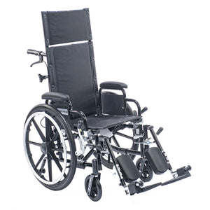Proactive Chariot IV XTC-RC 12" K4 Reclining w/ Flip-Back Desk Arms ELR /250lb Wt-Cap. w/ Nylon Seat w/ Anti-Tips WCK4XRC12DAELR - QG Med