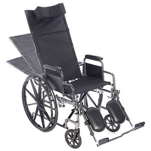 Proactive 16" Reclining Wheelchair w/ Removable Desk Arms w/ Rear Anti-Tippers w/ ELR WCRC16DAELR - QG Med