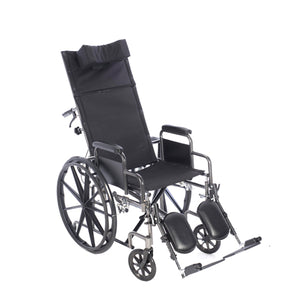 Proactive 16" Reclining Wheelchair w/ Removable Desk Arms w/ Rear Anti-Tippers w/ ELR WCRC16DAELR - QG Med
