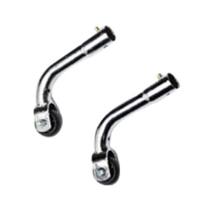 Proactive Medical Rear Chrome Anti-Tipper w/Wheels PP-RATBW - QG Med