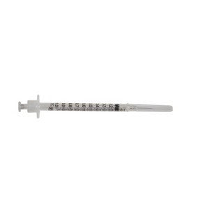 Safety Syringe 1 mL 27G X 1" Allergy Tray Vanishpoint 25/Tray