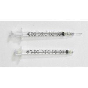 Safety Syringe 1 mL 25G X 1" Vanishpoint 100/BX