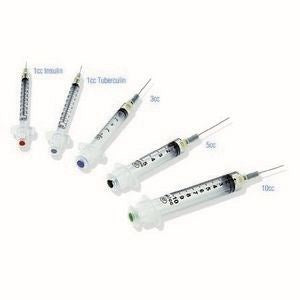 Safety Syringe 1 mL 29G X 1/2" Vanish Point U-100 Insulin BX/100
