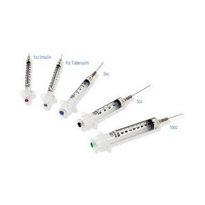 Safety Syringe 5 mL 25G X 1 1/2" Vanishpoint 100/Box