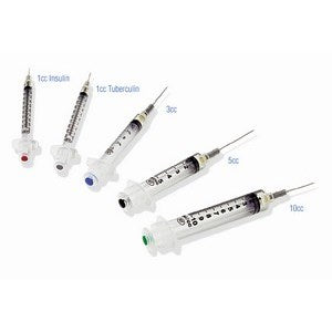 Safety Syringe 5 mL 27G X 1 1/2" Vanishpoint 100/Box