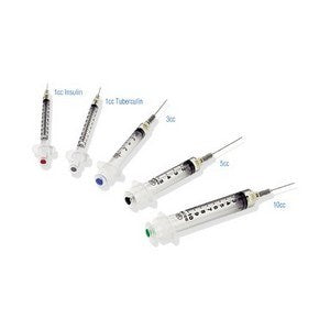 Safety Syringe 5 mL 22G X 1" Vanishpoint 100/Box