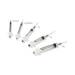 Safety Syringe 3 mL 25G X 1 1/2" Vansih Point 100/BX