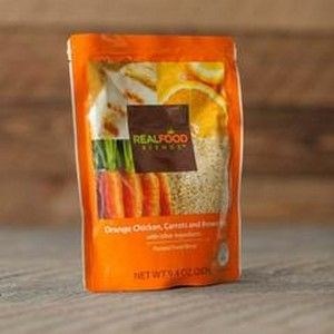 Real Food Blends Chicken Meal Orange Chicken Carrots Brown Rice Blenderized Meal 12/CS