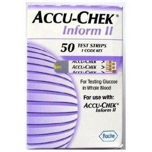 Test Strip Blood Glucose Accu-Chek Inform II 50/Box 36 Boxes/Case