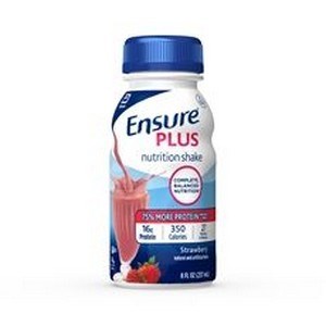 Ensure Plus Strawberry Shake 8 Oz 6 Pack Bottle 4 - 6PK/CS