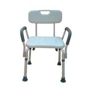Bath Bench With Back And Removable Arms Adjustable Legs