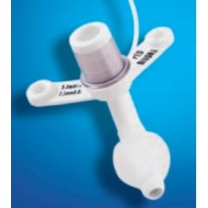 Trach Tube Aire-Cuf Size 5 Cuffed V Neck Flange