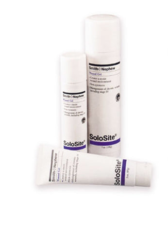 SoloSite Wound Gel 3oz Tube Cs/12 for Moist Wound Care