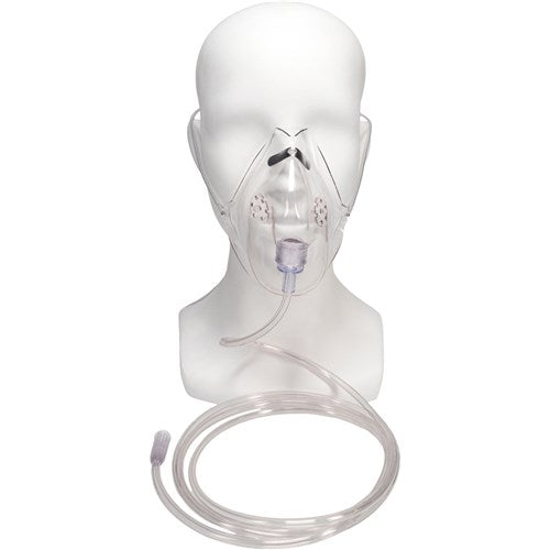 Mask, Adult, Oxygen, Non-Rebreath High Concentration 7' 50/Case