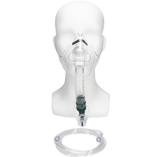 Percent O2 Lock Venturi Mask Adult w/ 7ft Tubing 50/CS